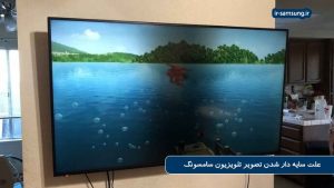 علت سایه دار شدن تصویر تلویزیون سامسونگ